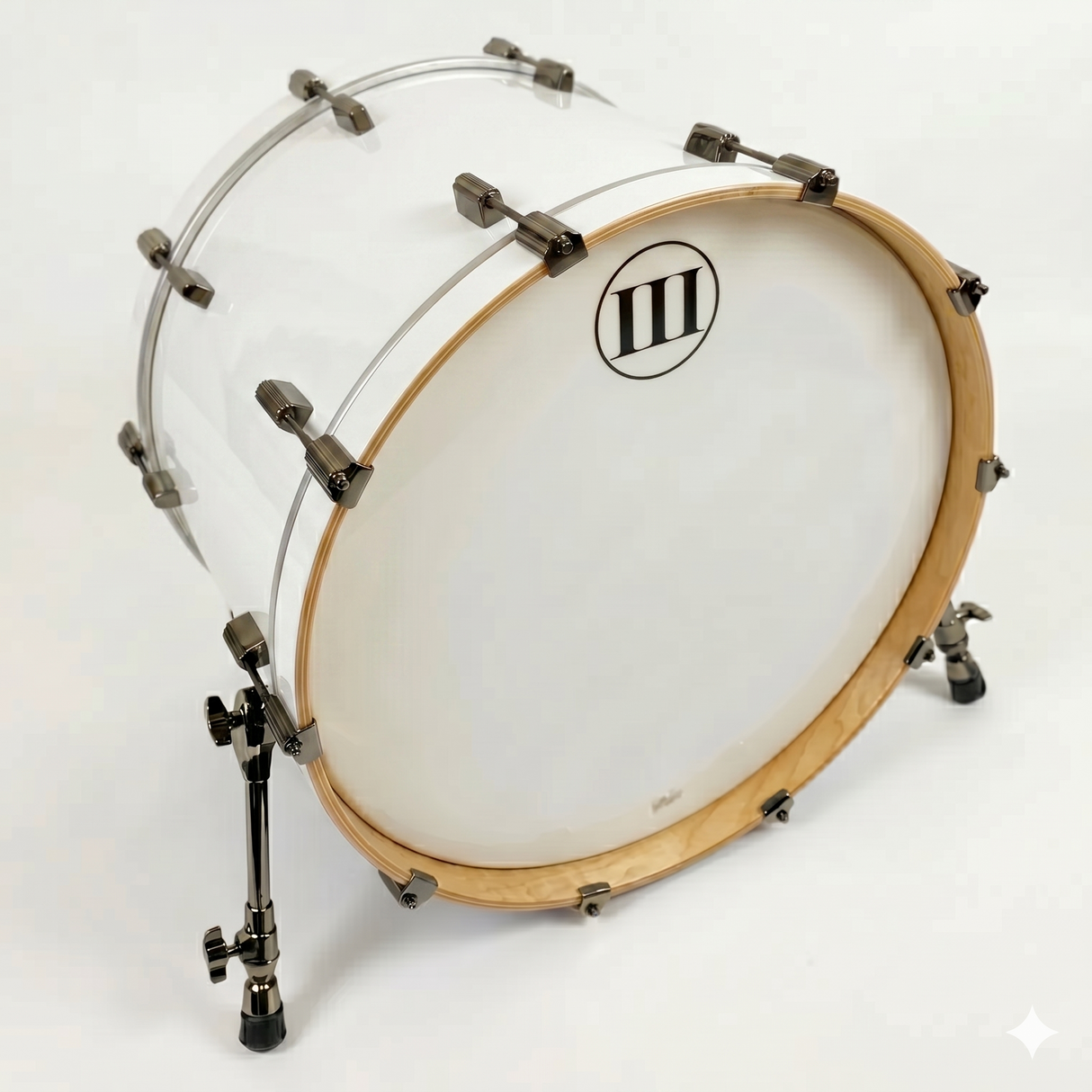 Bass Drum 24" SOLID COLORS Arctic White