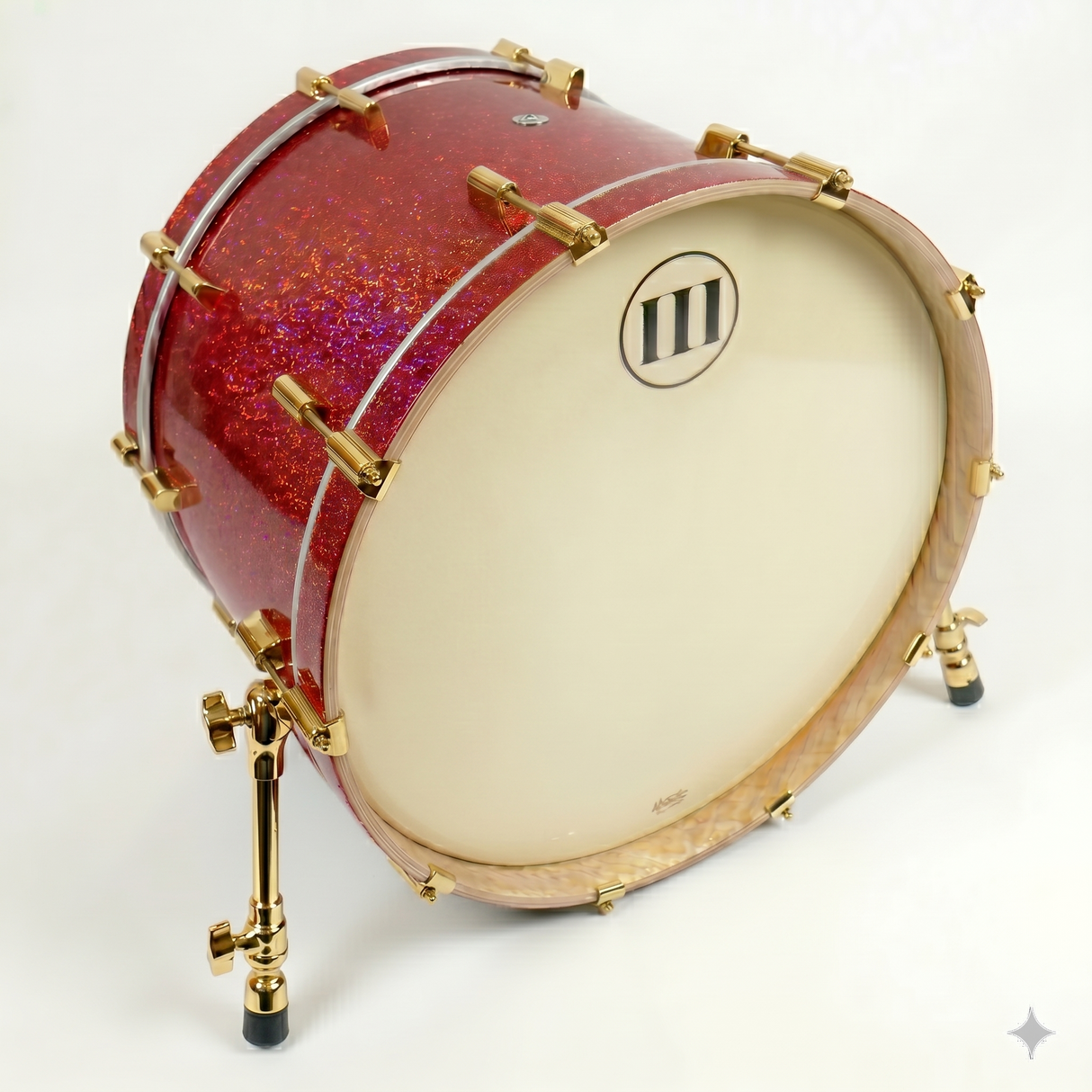 Bass Drum 22" GALAXY SPARKLE Ruby Red
