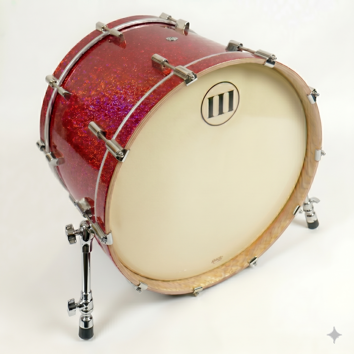 Bass Drum 22" GALAXY SPARKLE Ruby Red