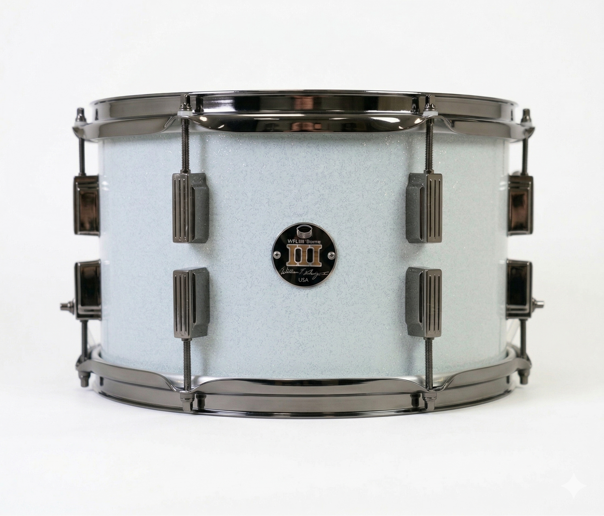 Rack tom 8" x 12" SPARKLE Arctic White