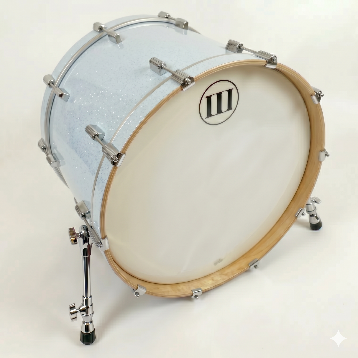 Bass Drum 20" SPARKLE Arctic White