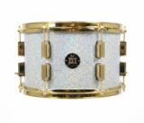 Rack tom 8" x 12" GALAXY SPARKLE Arctic White