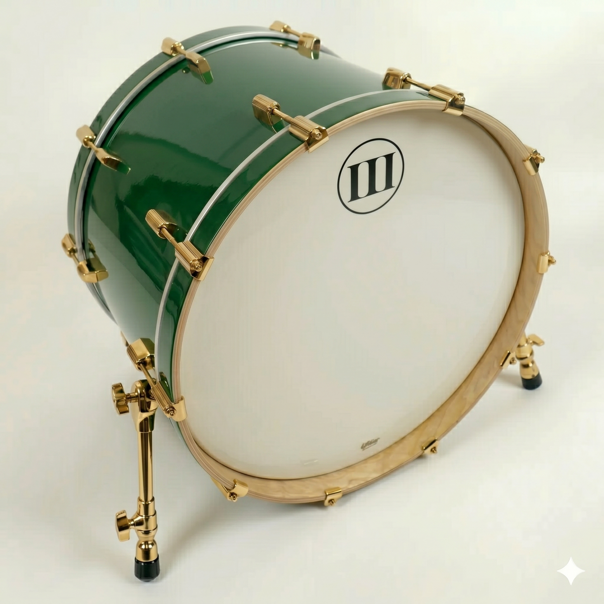 Bass Drum 22" SOLID COLORS Emerald City Green