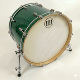 Bass Drum 22" SPARKLE Emerald City Green