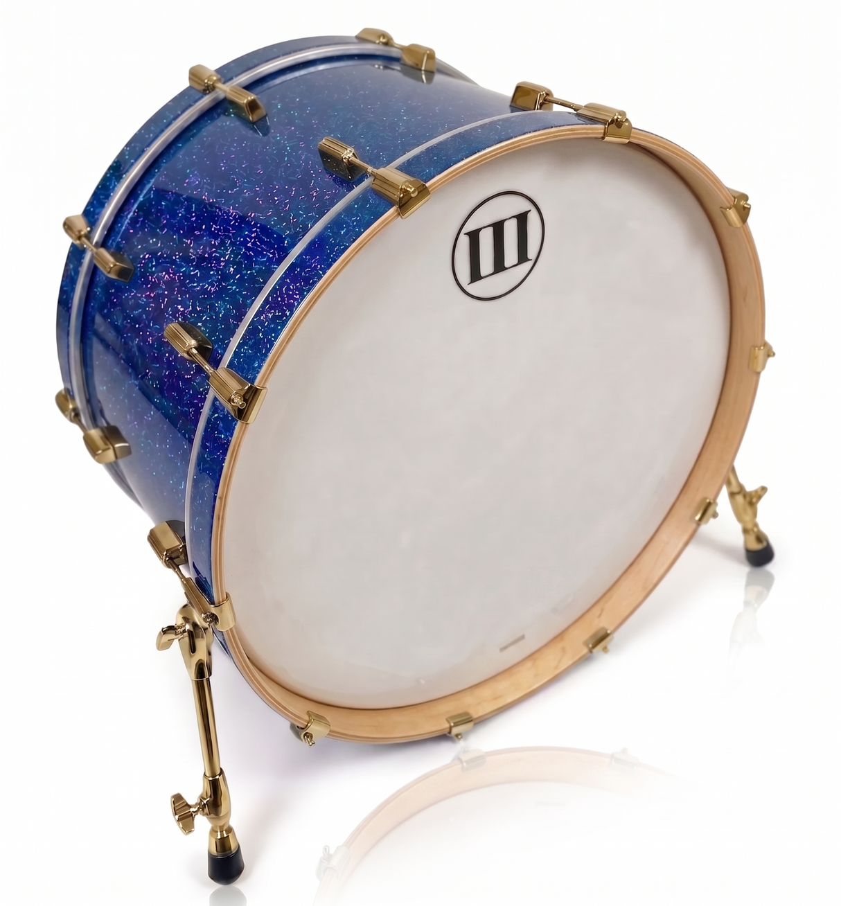 Bass Drum 26" GALAXY SPARKLE B3 Blue