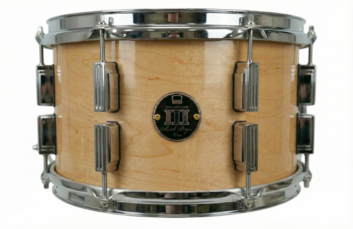 Rack tom 8" x 10" Natural High Gloss