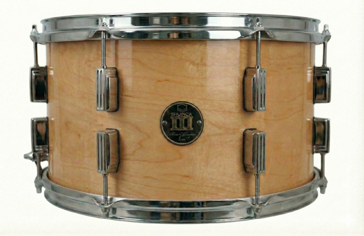 Rack tom 8" x 12" Natural High Gloss