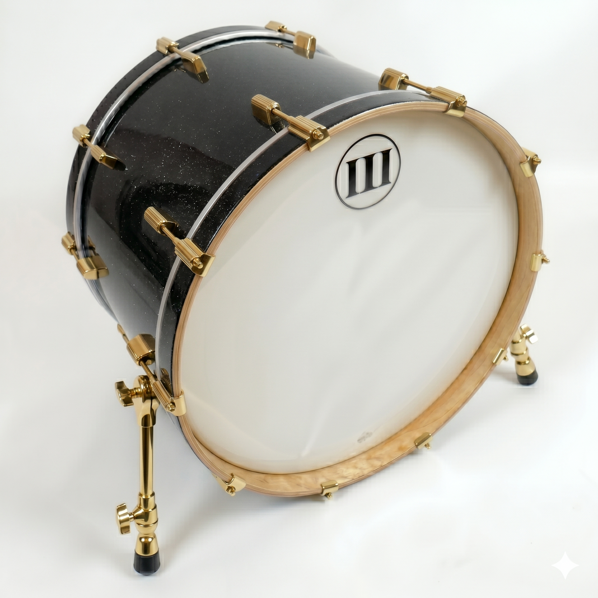 Bass Drum 22" SPARKLE Piano Black