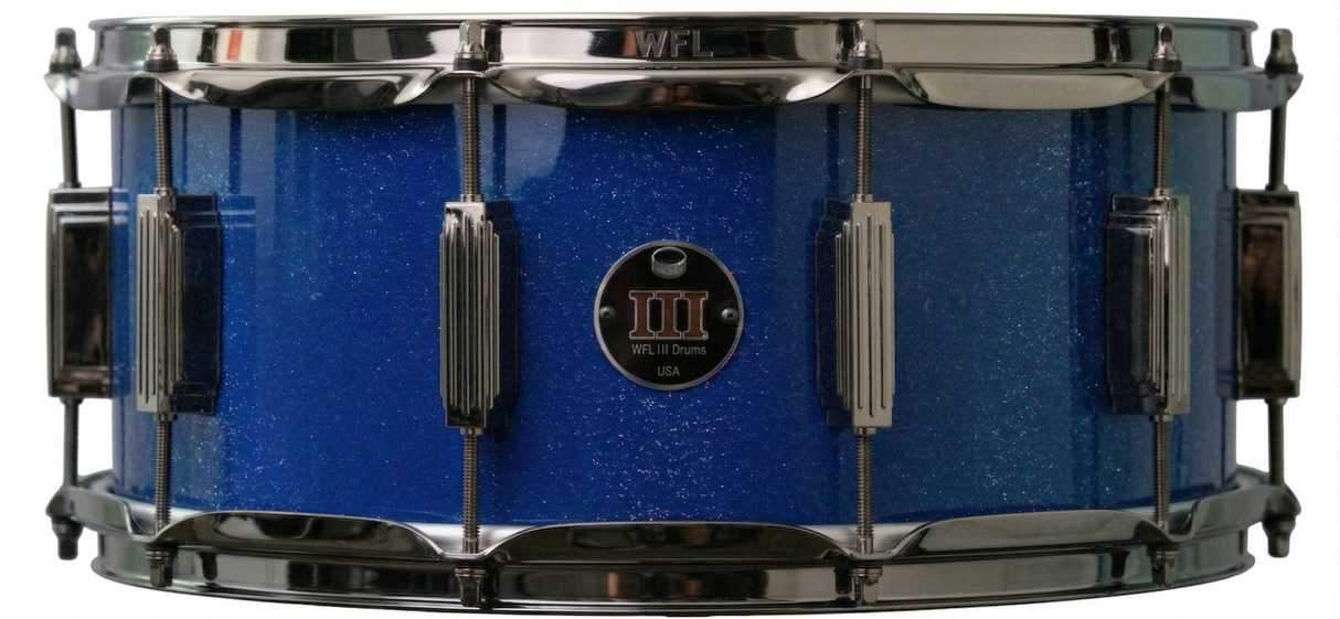 Snare 6.5" x 14" GALAXY SPARKLE B3 Blue