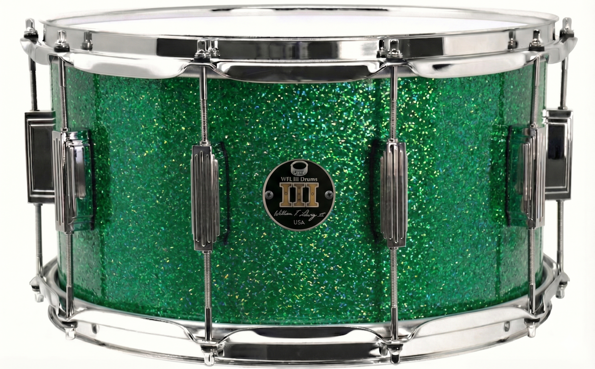 Snare 8" x 14" GALAXY SPARKLE Emerald City Green