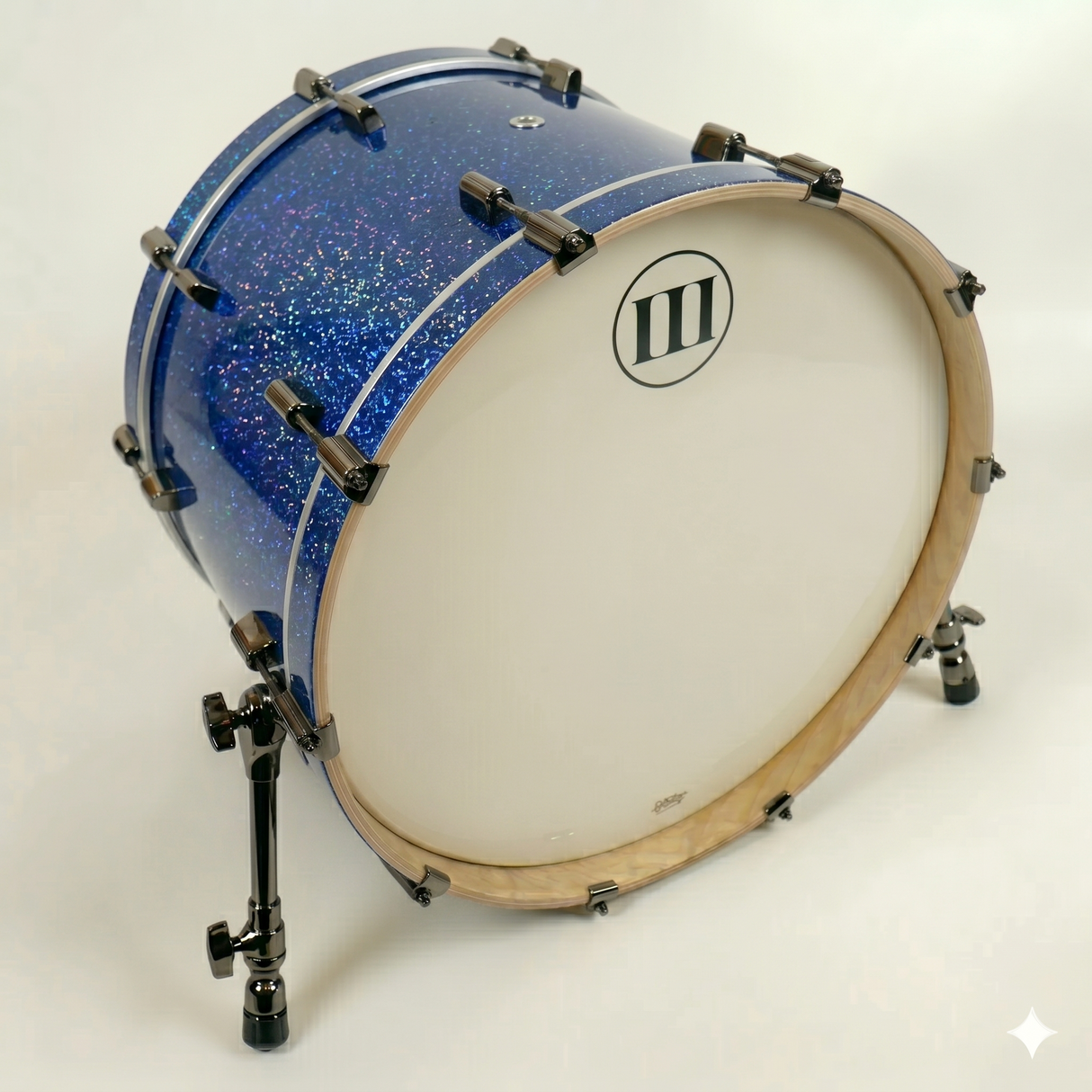 Bass Drum 20" GALAXY SPARKLE B3 Blue