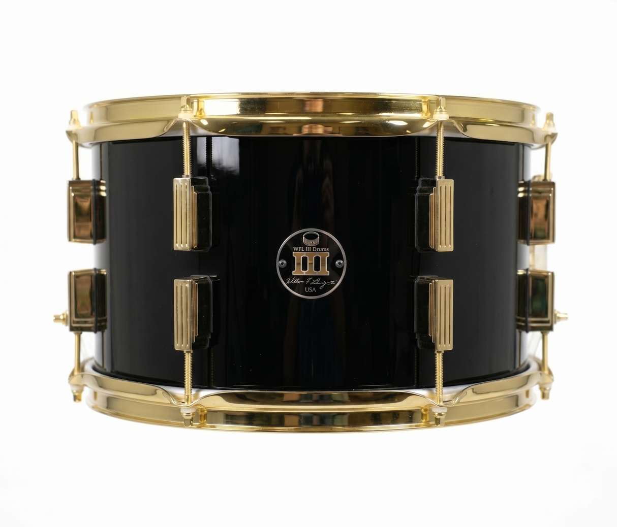 Rack tom 8" x 12" SOLID COLORS Piano Black