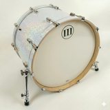 Bass Drum 22" GALAXY SPARKLE Arctic White