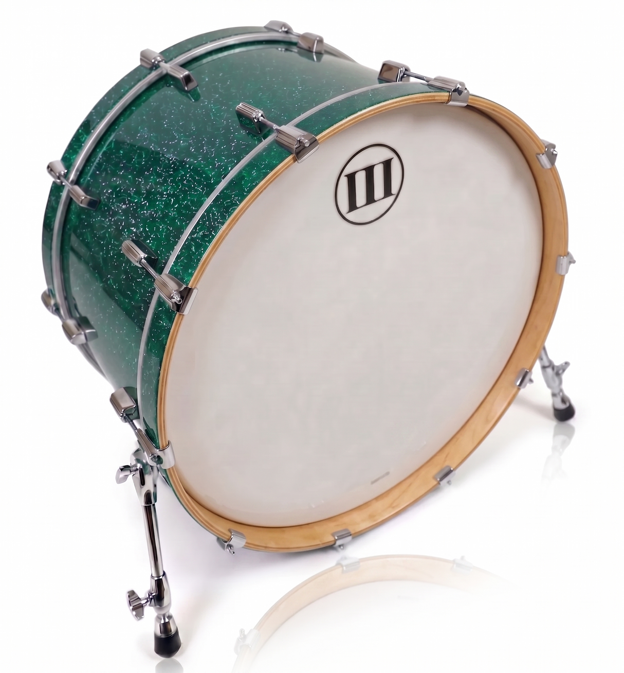 Bass Drum 26" GALAXY SPARKLE Emerald City Green