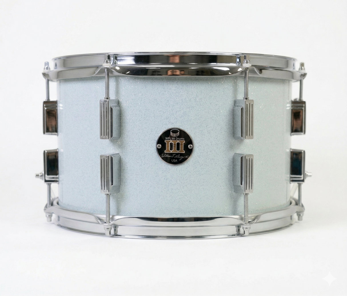 Rack tom 8" x 12" SPARKLE Arctic White