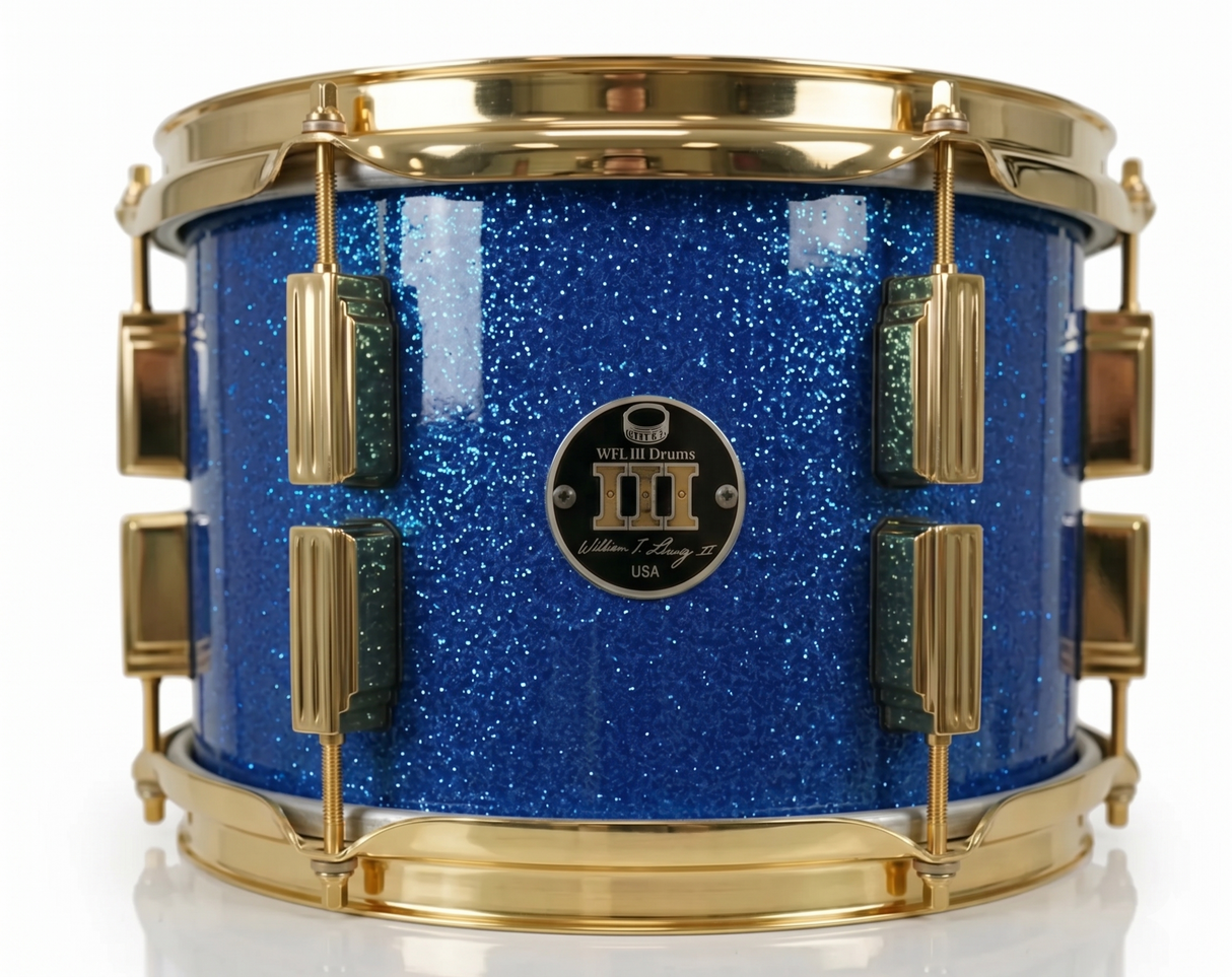 Rack tom 8" x 10" SPARKLE B3 Blue