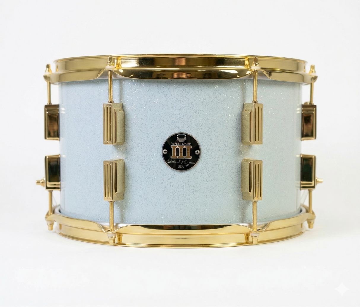 Rack tom 8" x 12" SPARKLE Arctic White
