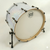 Bass Drum 22" GALAXY SPARKLE Arctic White