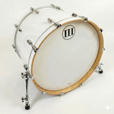 Bass Drum 24" SOLID COLORS Arctic White