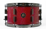 Rack tom 8" x 12" GALAXY SPARKLE Ruby Red