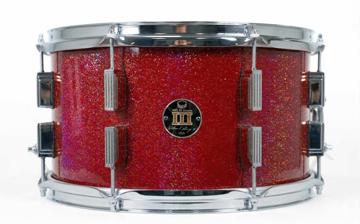 Rack tom 8" x 12" GALAXY SPARKLE Ruby Red