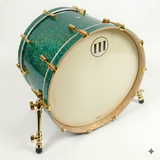 Bass Drum 20" GALAXY SPARKLE Emerald City Green