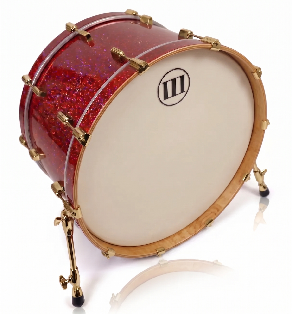 Bass Drum 26" GALAXY SPARKLE Ruby Red