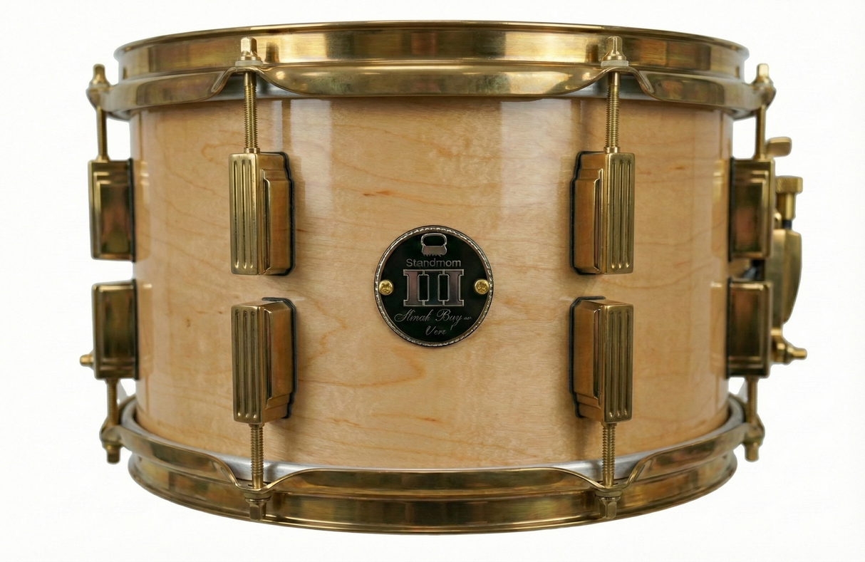 Rack tom 8" x 10" Natural High Gloss