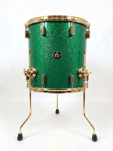 Floor tom 16" x 16" SPARKLE Emerald City Green