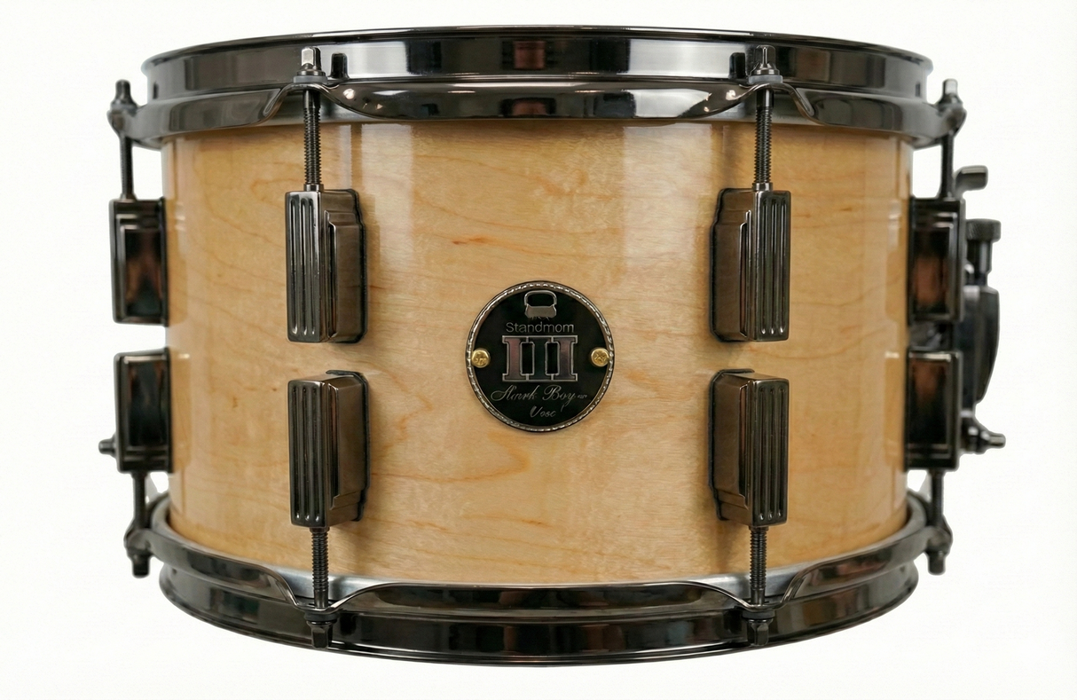 Rack tom 8" x 10" Natural High Gloss