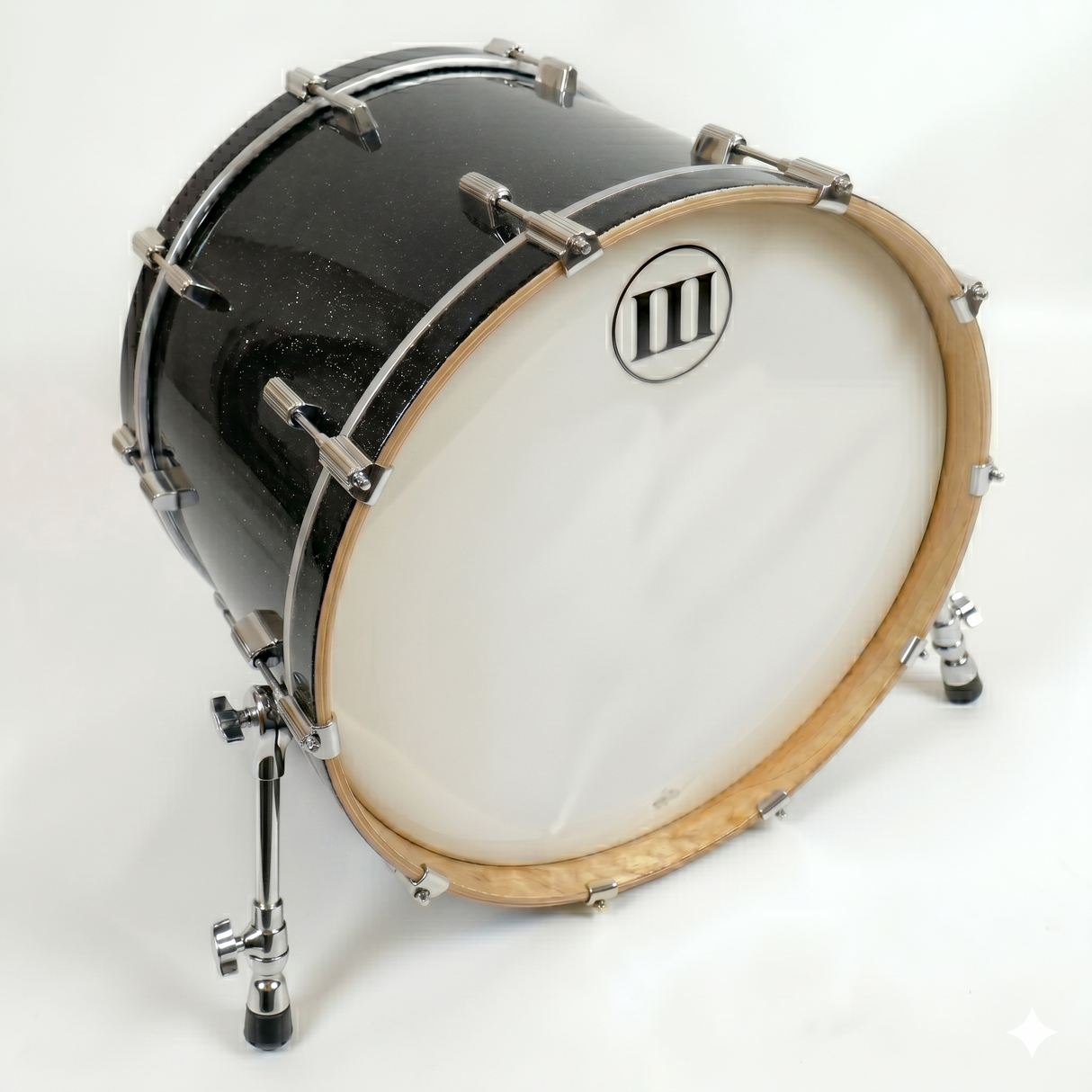 Bass Drum 22" SPARKLE Piano Black
