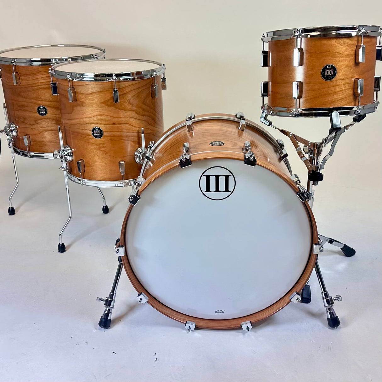 4 Piece Cherry Wood Drum kit
