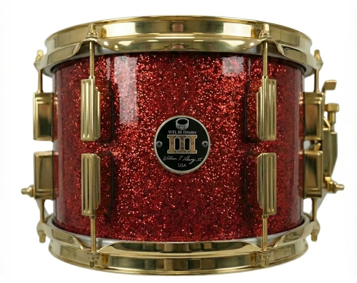 Rack tom 8" x 10" SPARKLE Ruby Red