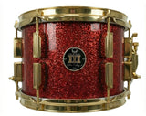 Rack tom 8" x 10" SPARKLE Ruby Red