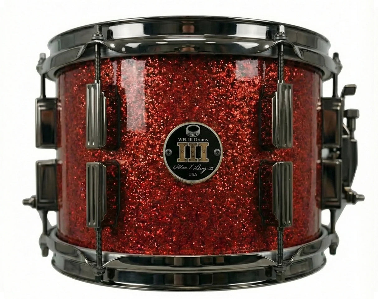 Rack tom 8" x 10" SPARKLE Ruby Red