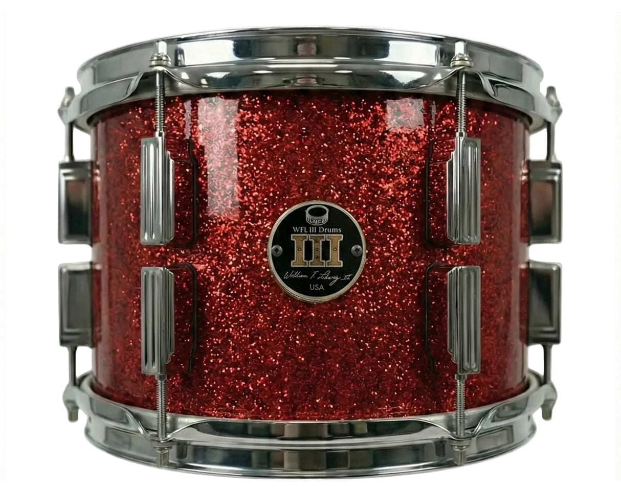 Rack tom 8" x 10" SPARKLE Ruby Red