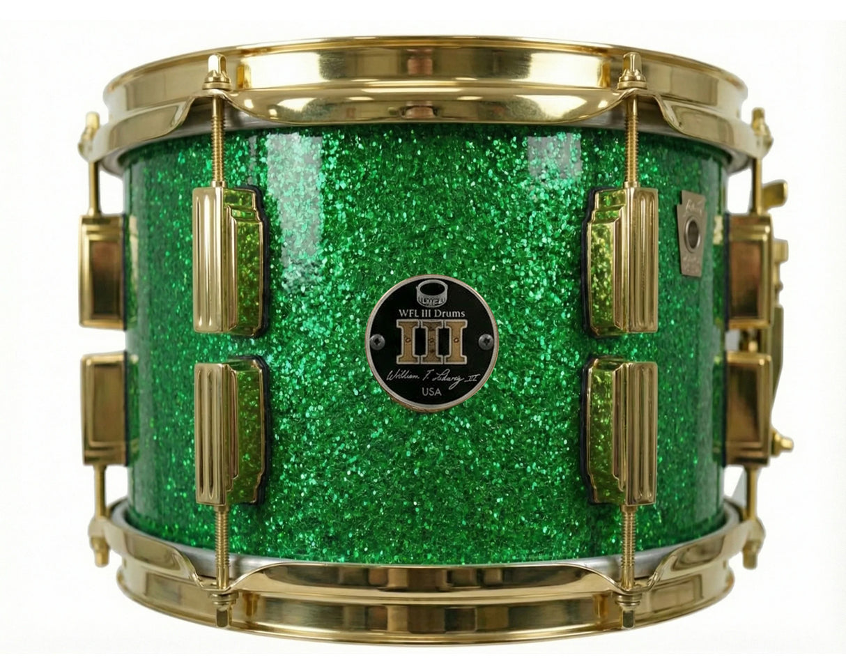 Rack tom 8" x 10" SPARKLE Emerald City Green