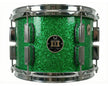 Rack tom 8" x 10" SPARKLE Emerald City Green