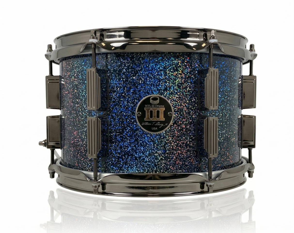 Rack tom 8" x 10" GALAXY SPARKLE Piano Black