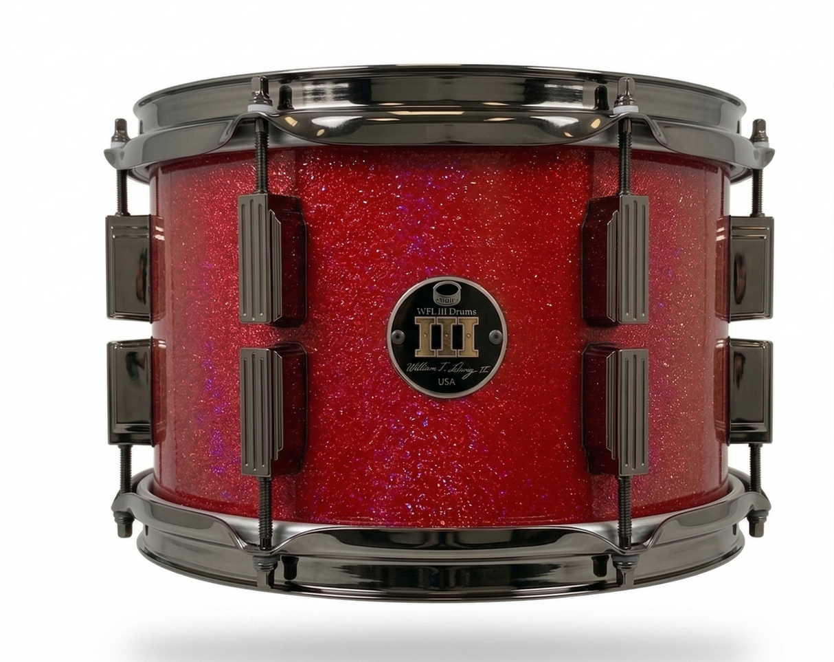 Rack tom 8" x 10" GALAXY SPARKLE Ruby Red