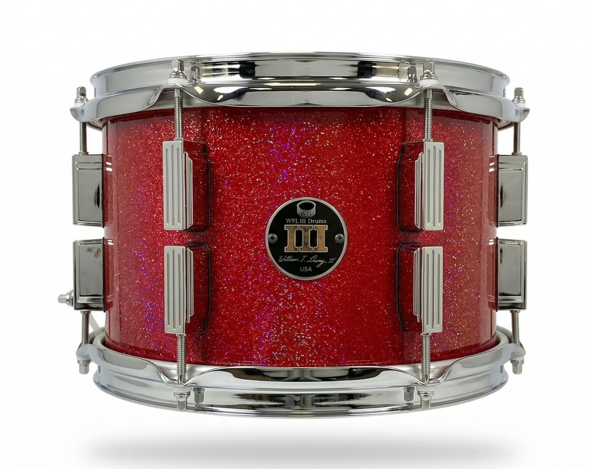 Rack tom 8" x 10" GALAXY SPARKLE Ruby Red