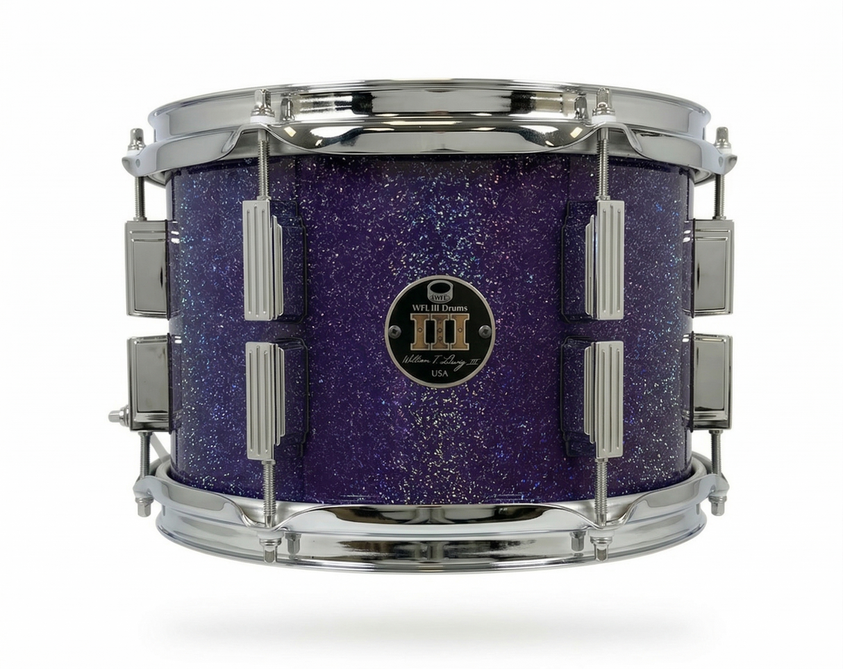 Rack tom 8" x 10" GALAXY SPARKLE Deep Purple