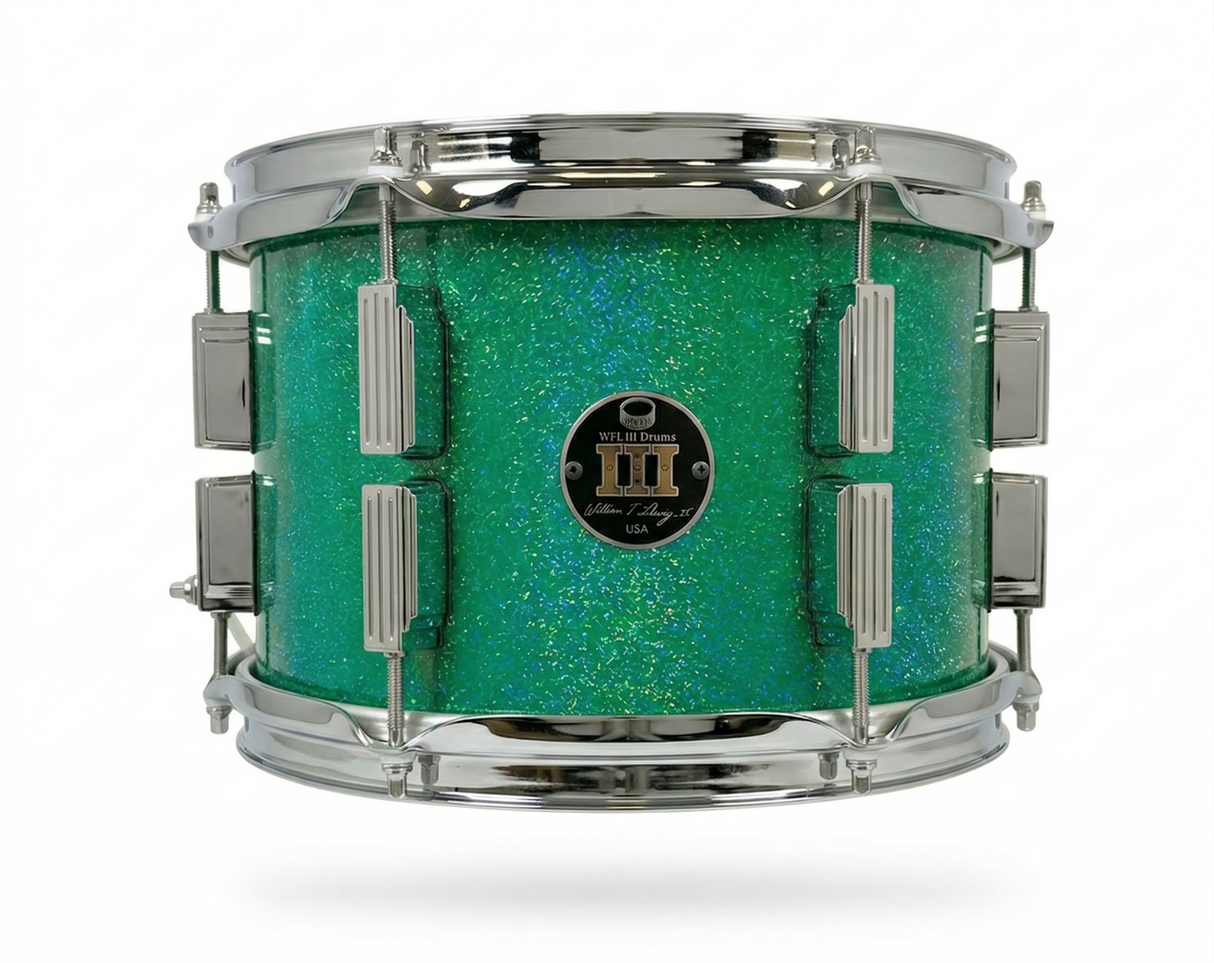 Rack tom 8" x 10" GALAXY SPARKLE Emerald City Green