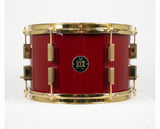 Rack tom 8" x 12" SOLID COLORS Ruby Red