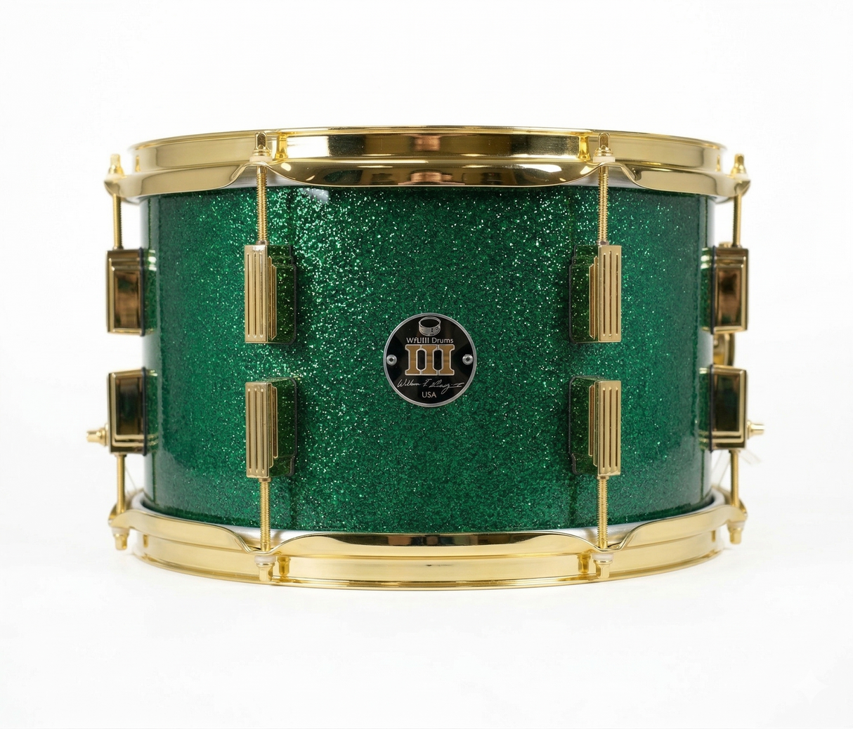 Rack tom 8" x 12" SPARKLE Emerald City Green