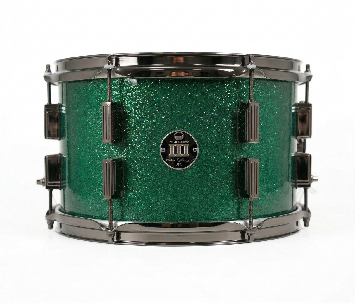 Rack tom 8" x 12" SPARKLE Emerald City Green