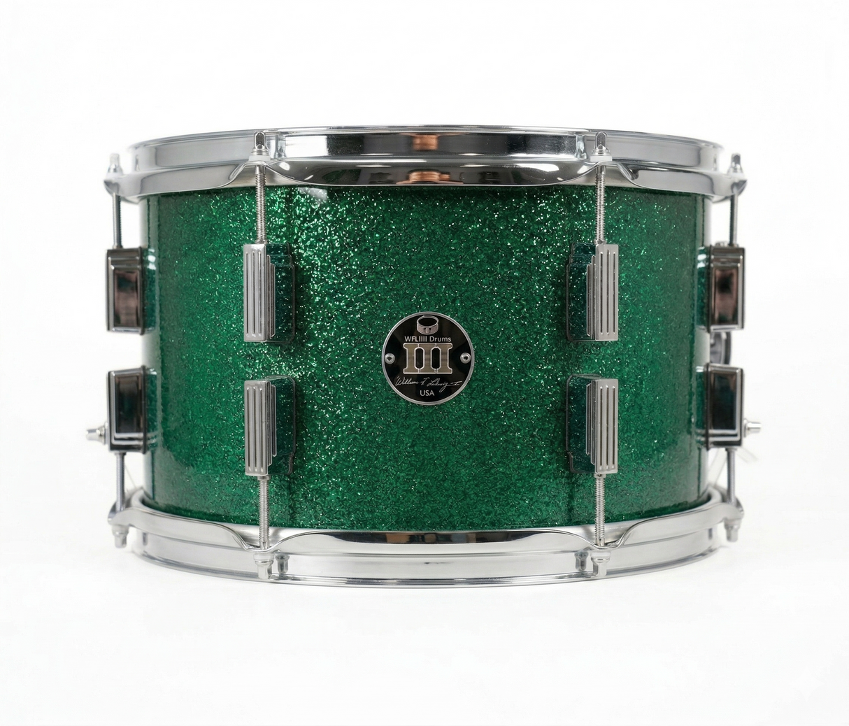 Rack tom 8" x 12" SPARKLE Emerald City Green
