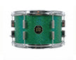 Rack tom 8" x 12" GALAXY SPARKLE Emerald City Green