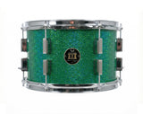Rack tom 8" x 12" GALAXY SPARKLE Emerald City Green