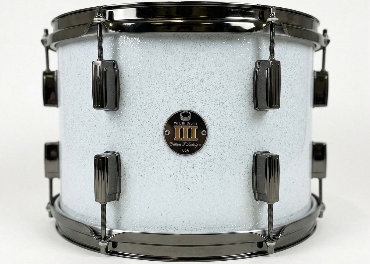 Rack tom 9" x 13" SPARKLE Arctic White